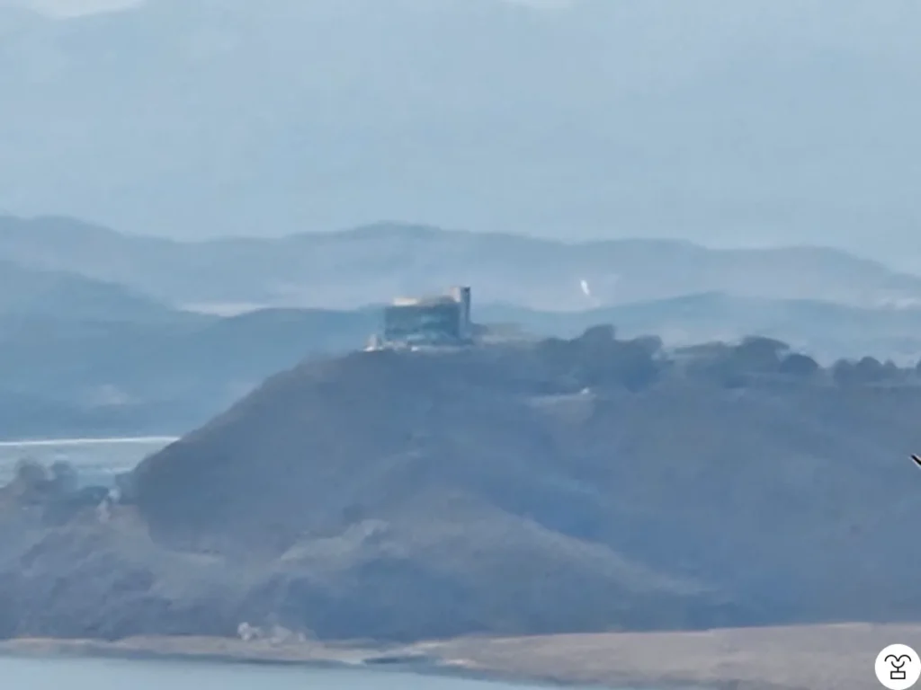 オドゥサン統一展望台（拡大撮影）